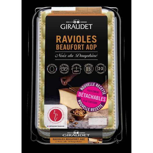 Giraudet Ravioles Beaufort Noix Aop 280g
