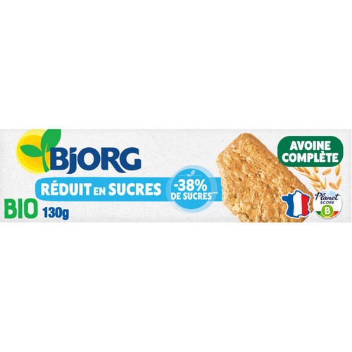 Bjorg Biscuit avoine nature Bio 130g