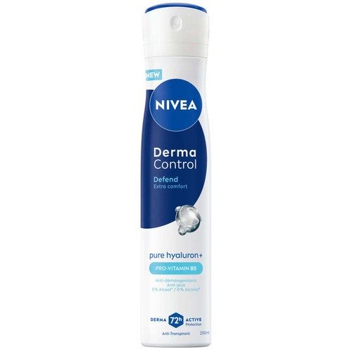 Nivea Déodorant Spray Anti-transpirant 72H Derma Control Defend 200ml