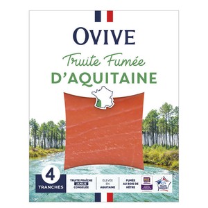 Ovive Truite Fumée D'Aquitaine 4 tranches 120g