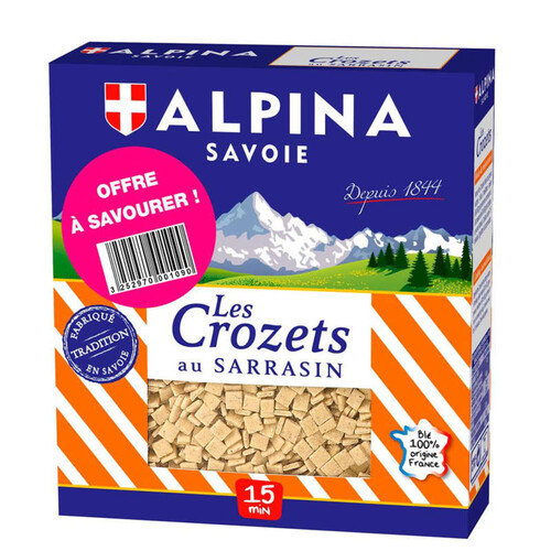 Alpina Savoie Les Crozets au Sarrasin 400g