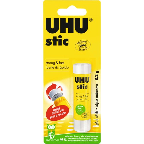 UHU Tube De Colle Blanc 8,2g