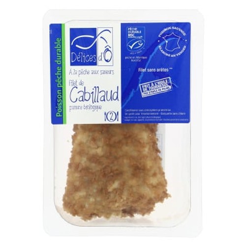 Do Délice D’O Filet De Cabillaud Pané Msc 200G