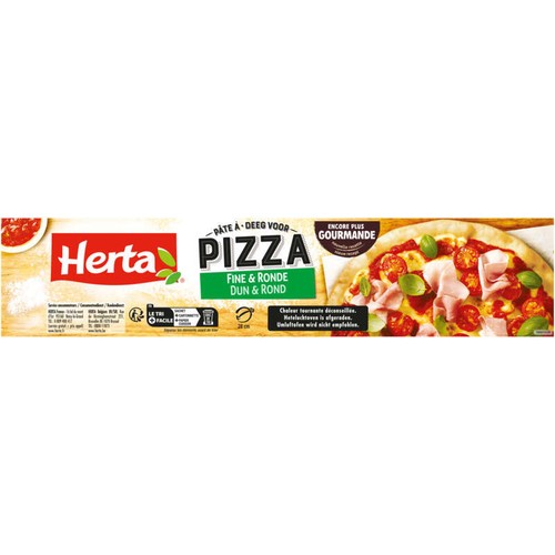 Herta Pâte à Pizza fine et ronde 265g