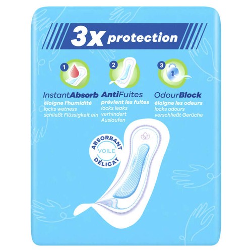 Always Ultra Jour Serviettes Menstruelles Normal Taille 1 x44
