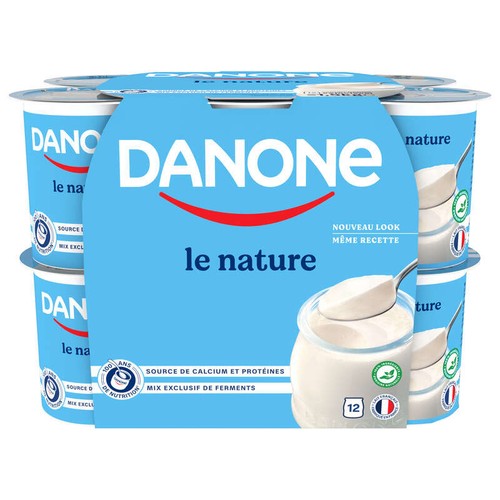 Danone Yaourt Nature 12x125g