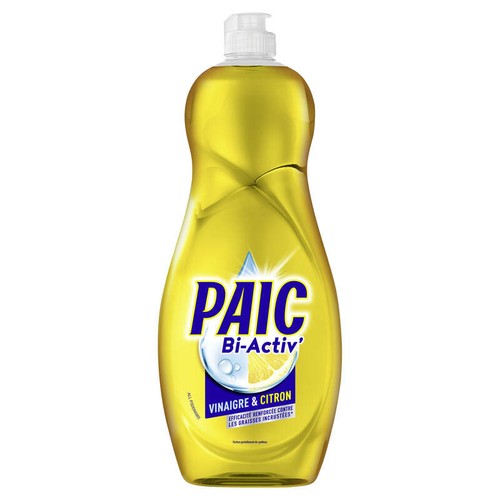 Paic Bi-Activ' Liquide Vaisselle Vinaigre & Citron 750ml