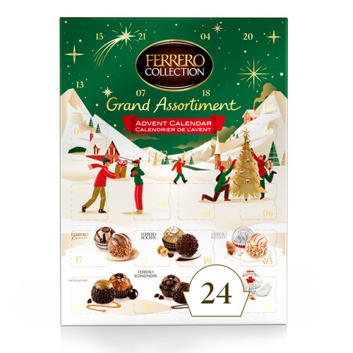 Ferrero Rocher Collection Calendrier de l'Avent 253g