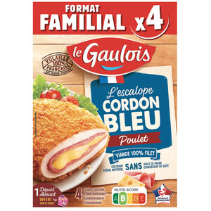 Le Gaulois Lg Cordon Bleu Poulet X4 400G