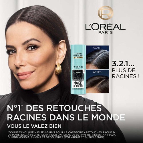 Magic Retouch Spray Retouche Racines Châtain 75ml