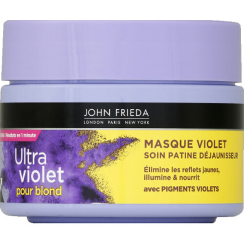 John Frieda Sheer Blonde Ultra Violet pour Blondes Masque Violet 250ml