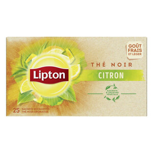 Thé noir Yellow label Bio - LIPTON - Boite de 100 sachets