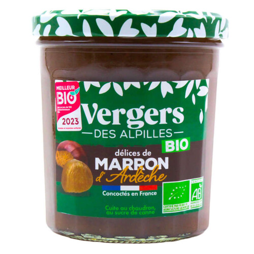 Vergers Des Alpilles Crème De Marrons D'Ardèche Bio 370G
