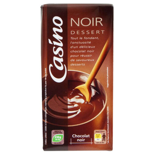 Casino Dessert - Chocolat noir - 200g