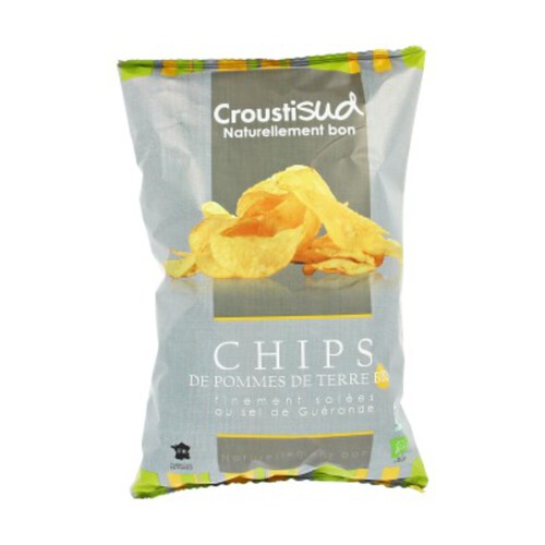 [Par Naturalia] Croustisud Chips De Pomme De Terre Au Sel De Guérande 100G Bio