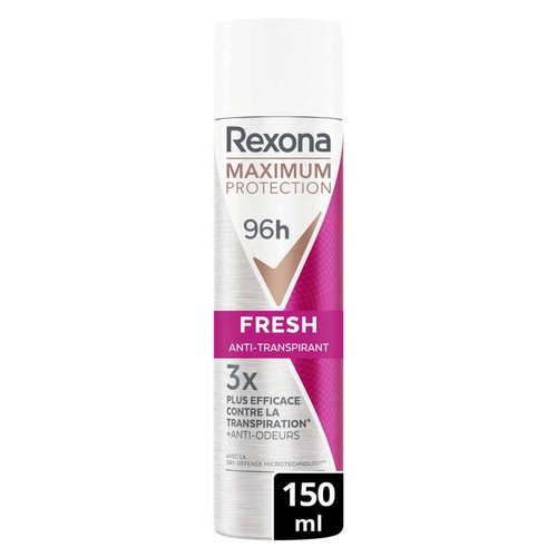 Rexona Maximum Protection Déodorant Spray Anti-Transpirant Fresh 150ml