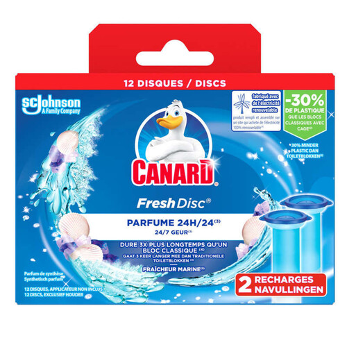 Canard Fresh Disc Fraîcheur Marine 2*6 Disques