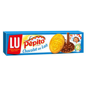 Biscuits barre fourrés au chocolat au lait Pockitos Pepito LU