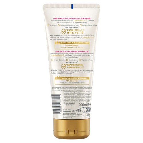 Nivea Crème Corps Anti-vergetures & Taches Luminous 630 200ml