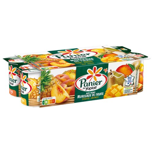 Yoplait Panier de Yoplait Fruits Jaunes 8x125g