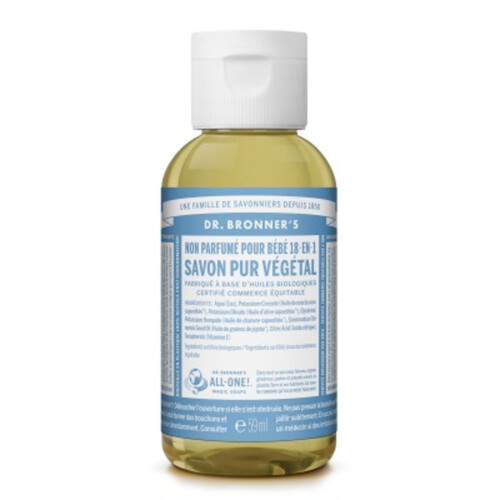 Dr. Bronner'S Savon Liquide Sans Parfum Pour Bébé 18-En-1 59Ml