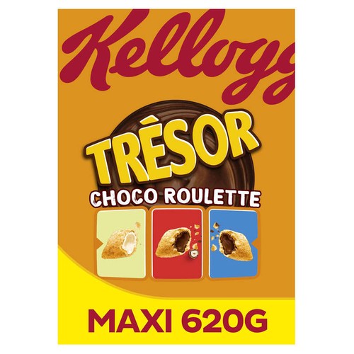 Kellogg's Céréales Trésor Choco-Roulette 620g