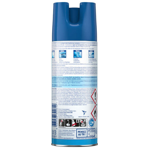 Lysol spray désinfectant frais multisurfaces 400ml.