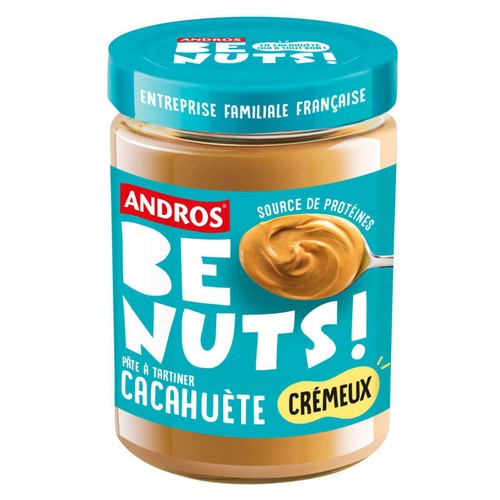 Andros Pâtes à Tartiner Cacahuètes Crémeuse 325g