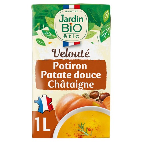Jardin Bio Velouté Au Potiron, À La Patate Douce Et Aux Châtaignes 1L