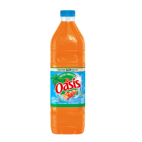 Oasis boisson pêche abricot bouteille 2L