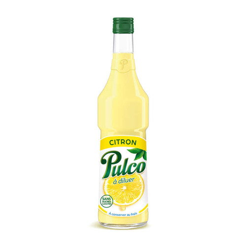 Pulco Citron boisson à diluer la bouteille de 70 cl.