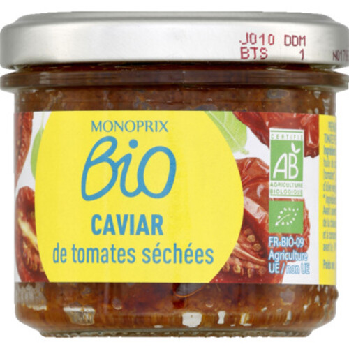 Monoprix Bio Caviar de tomates séchées bio 100g