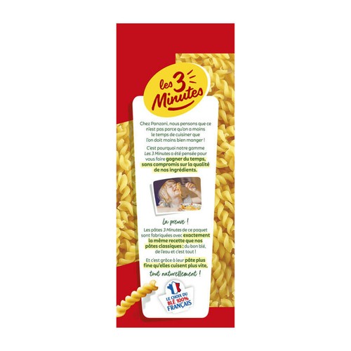 Panzani Qualité Or Torti Cuisson Rapide 500g