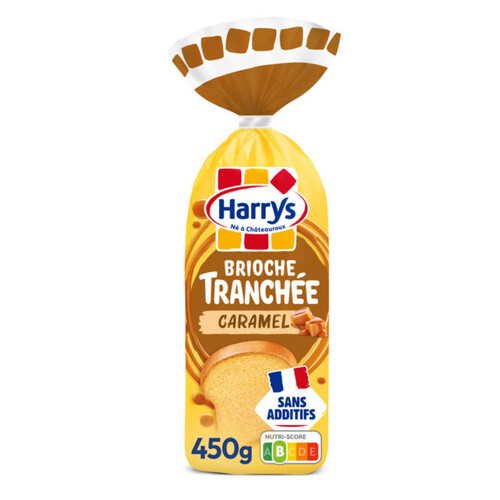 Harrys brioche tranchée caramel sans additifs 450g