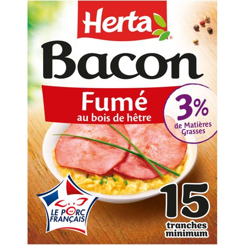 Herta Bacon fumé 150g