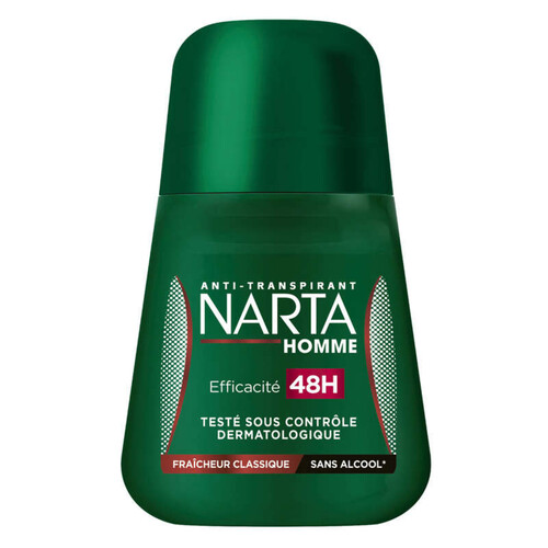 Narta Homme Déodorant Bille Invisible 48h 50ml