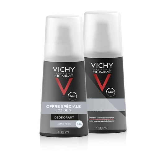 Vichy Homme Déodorant Ultra Frais 24h Offre Spéciale 100ml