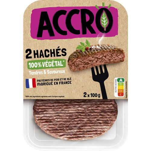 Accro steak végétal x2 200g