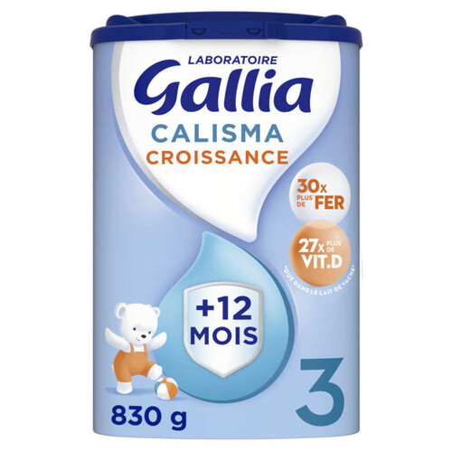 Laboratoire Gallia Lait De Croissance En Poudre Dès 12 Mois 830 g