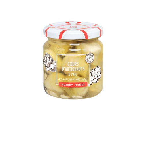 Albert Ménès Cœurs D'Artichauts À L'Ail 120g