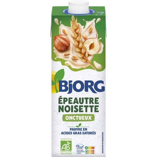 Bjorg Boisson Végétale Épeautre Noisette Bio 1L