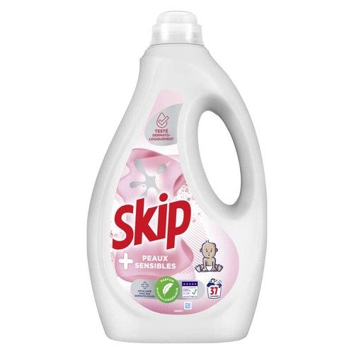 Skip Lessive Liquide Peaux Sensibles *37 Lavages 1,55L