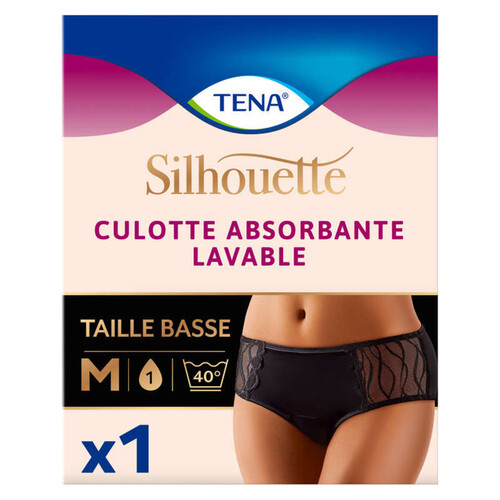 TENA Culotte lavable Silhouette Taille Basse Hipster M x1