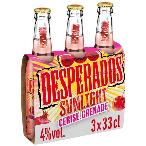 Desperados Sunlight Cerise & Grenade 3x33cl
