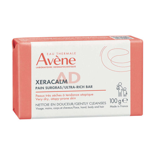 [Para] Avène XeraCalm A.D Pain Nettoyant Surgras 100g