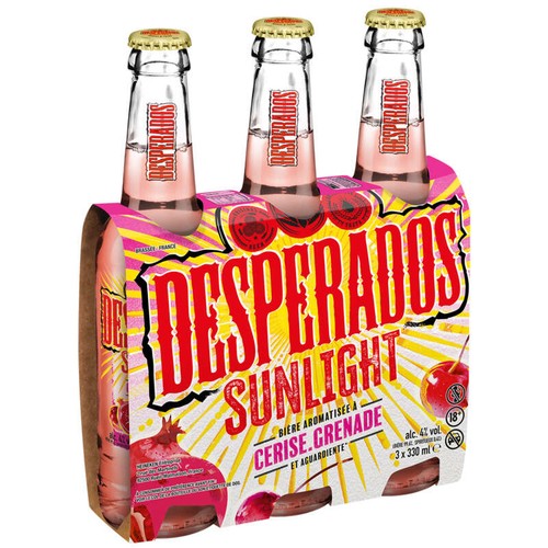 Desperados Sunlight Cerise & Grenade 3x33cl