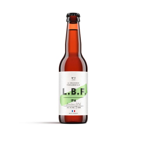 L.B.F Bière ipa 5% vol 33cl