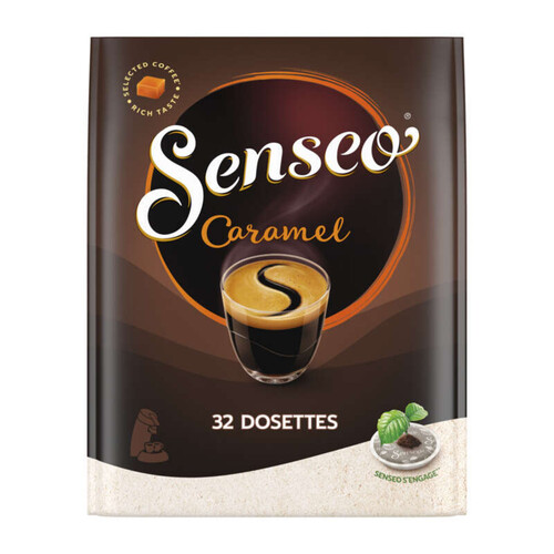 Senseo Café Saveur Caramel x32 dosettes 222g