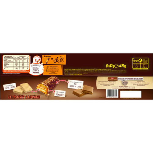 LION Barres chocolatées - 10x42g