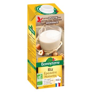 [Par Naturalia] Bonneterre Boisson Epeautre/Riz/Noisettes Bio 1L